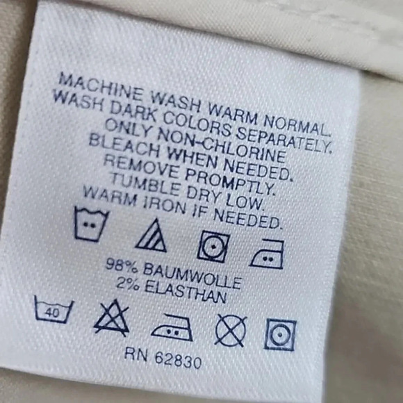 Lands' End Cargo Utility Shirt Jacket Cream Size 4P - Picture 4 of 5